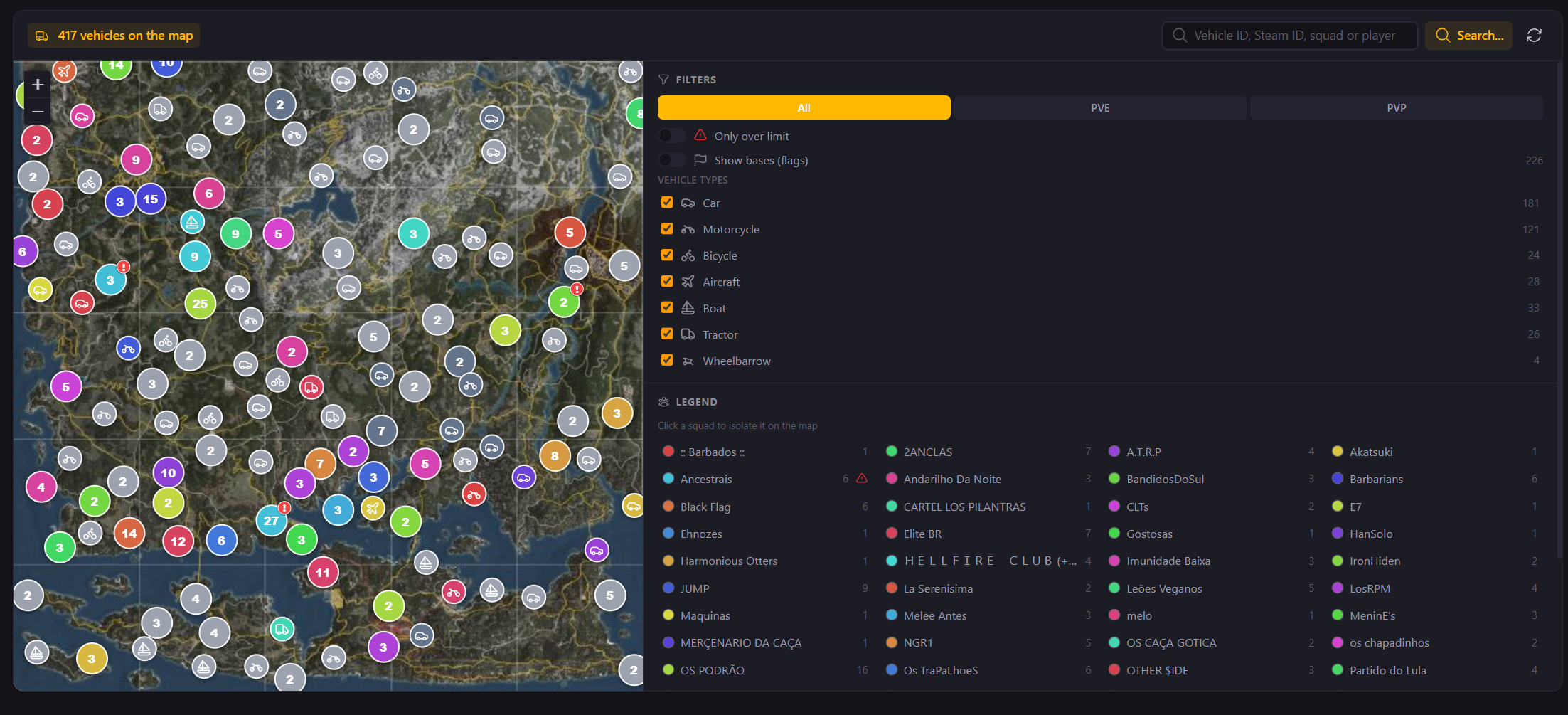 Vehicle Map View
